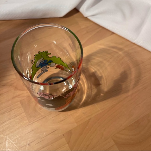 Smurfs Gargamel & Azrael Glass Vintage - Picture 8 of 9